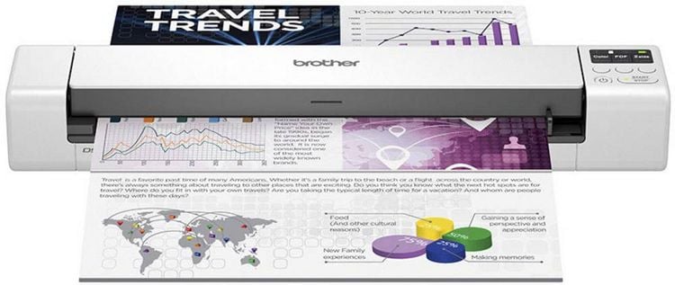 Produktbild: Brother DS-940DW Mobile Dokumentenscanner A4 1200 x 1200 15 Seiten/min USB-A (USB 3.2 Gen 1), WLAN