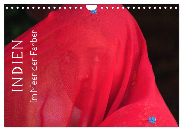 Produktbild: Indien - im Meer der Farben (Wandkalender 2026 DIN A4 quer), CALVENDO Monatskalender