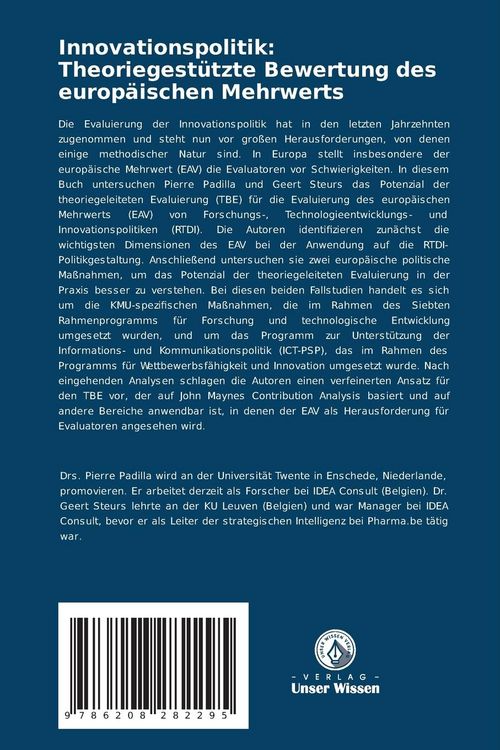 Produktbild: Innovationspolitik: Theoriegest&uuml;tzte Bewertung des europ&auml;ischen Mehrwerts