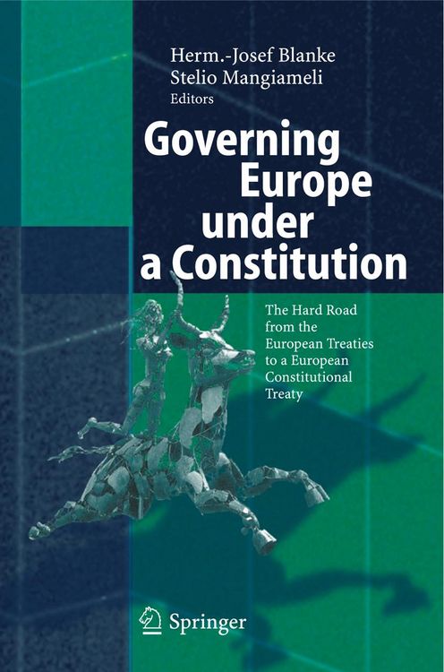 Produktbild: Governing Europe under a Constitution