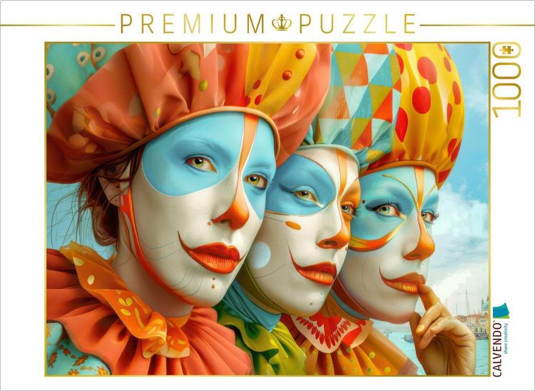 Produktbild: CALVENDO Puzzle Theatralische surreale Szenen im venezianischen Stil | 1000 Teile Lege-Gr&ouml;&szlig;e 64x48cm Foto-Puzzle f&uuml;r gl&uuml;ckliche Stunden
