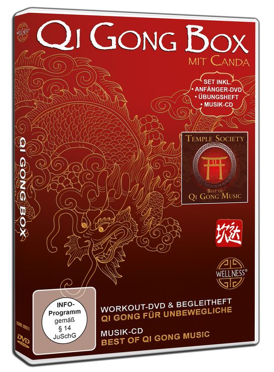 Produktbild: Qi Gong Box - Set inklusive Anf&auml;nger-DVD, &Uuml;bungsheft (+ Musik-CD)