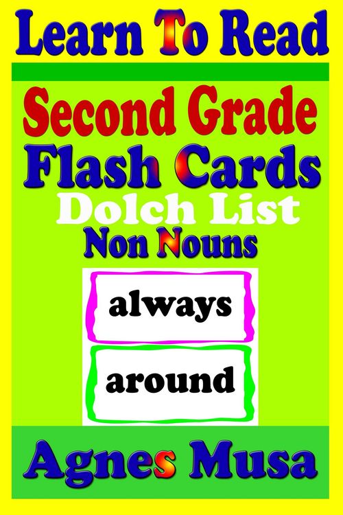Produktbild: Second Grade Flash Cards - Dolch List Non Nouns