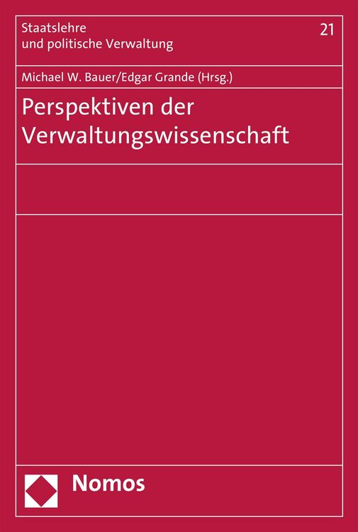 Produktbild: Perspektiven der Verwaltungswissenschaft