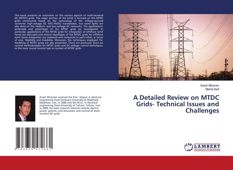 Produktbild: A Detailed Review on MTDC Grids- Technical Issues and Challenges