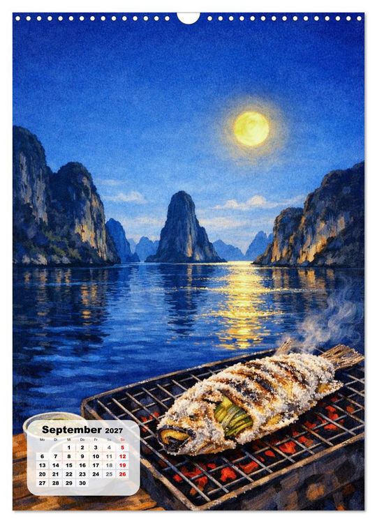 Produktbild: Thailand &ndash; Eine Schlemmerreise durchs Land des L&auml;chelns (Wandkalender 2027 DIN A3 hoch), CALVENDO Monatskalender