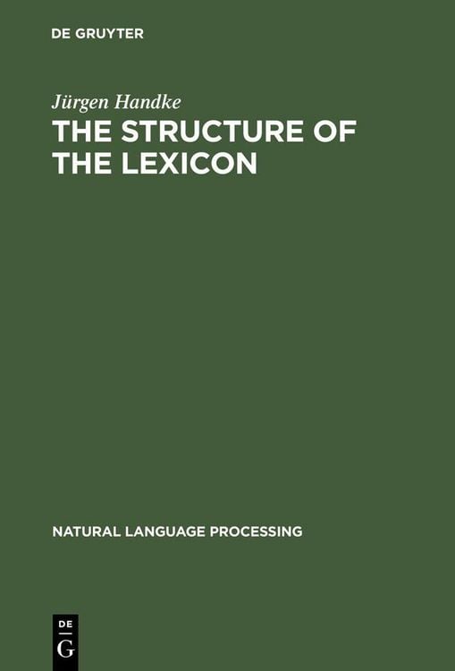 Produktbild: The Structure of the Lexicon