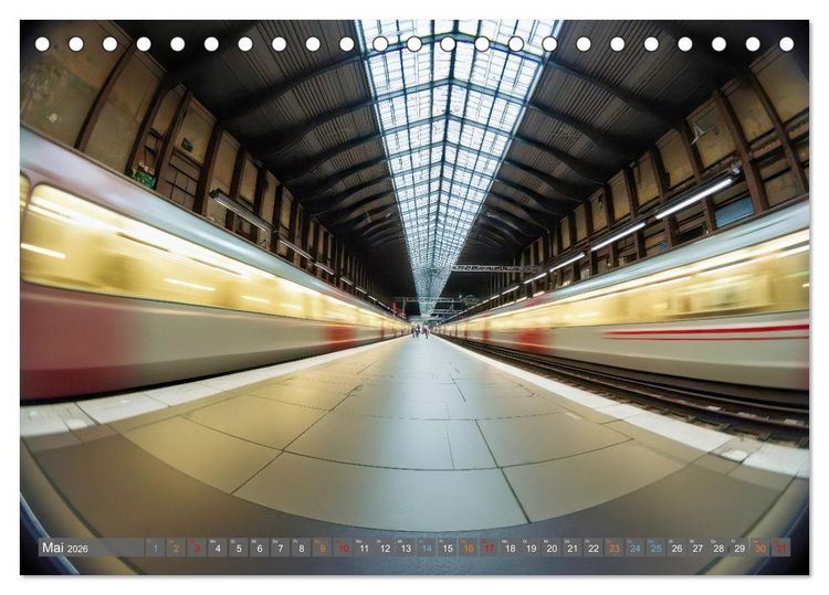 Produktbild: Fisheye Fotografie (Tischkalender 2026 DIN A5 quer), CALVENDO Monatskalender