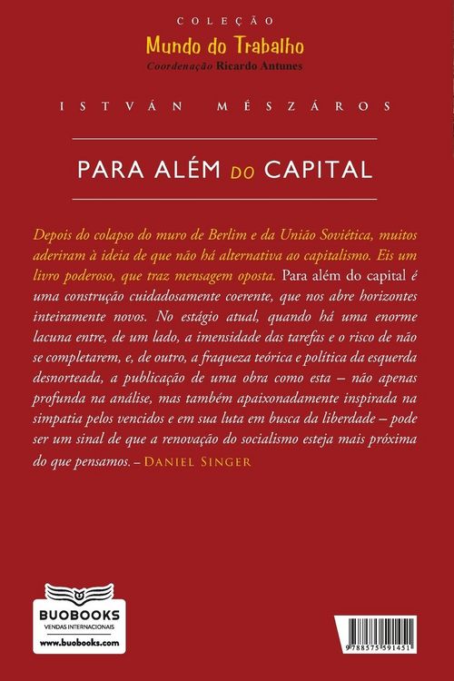 Produktbild: Para al&eacute;m do capital
