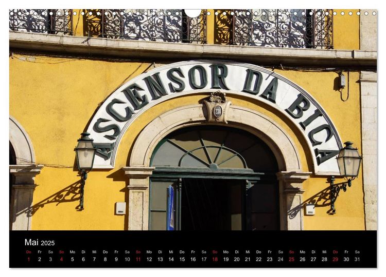 Produktbild: Mit der Tram durch Lissabon (Wandkalender 2025 DIN A3 quer), CALVENDO Monatskalender