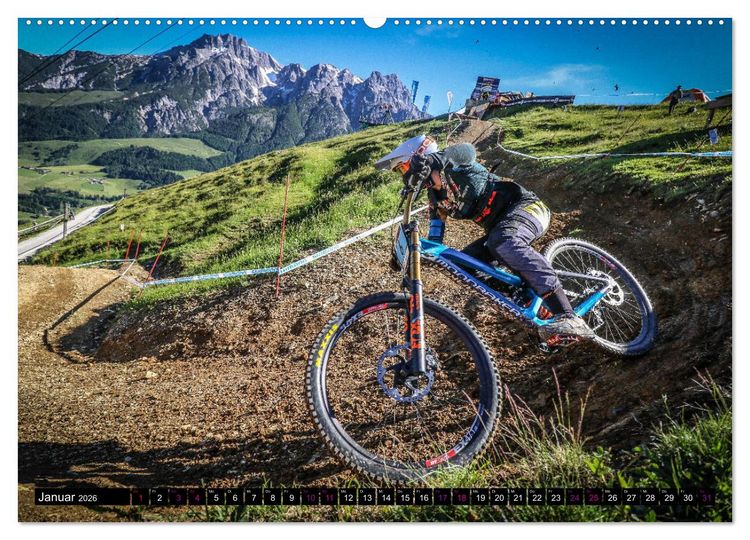 Produktbild: Women Downhill Racing (hochwertiger Premium Wandkalender 2026 DIN A2 quer), Kunstdruck in Hochglanz