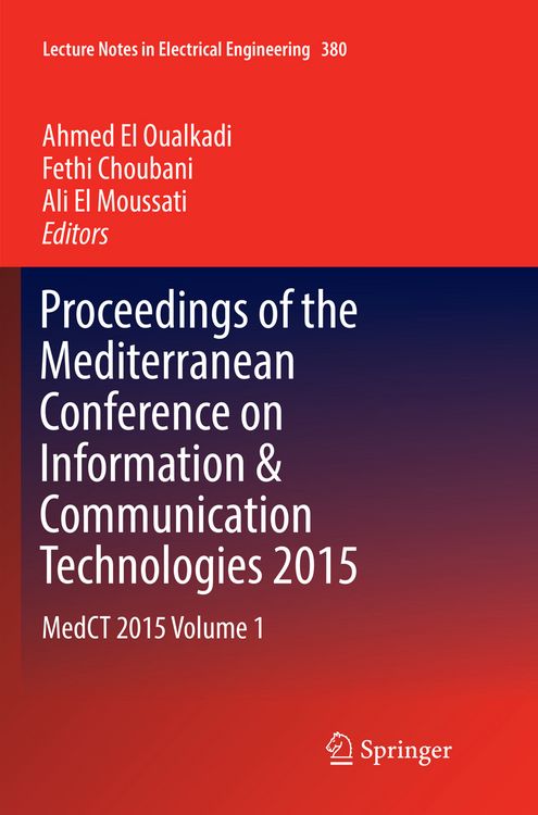 Produktbild: Proceedings of the Mediterranean Conference on Information & Communication Technologies 2015