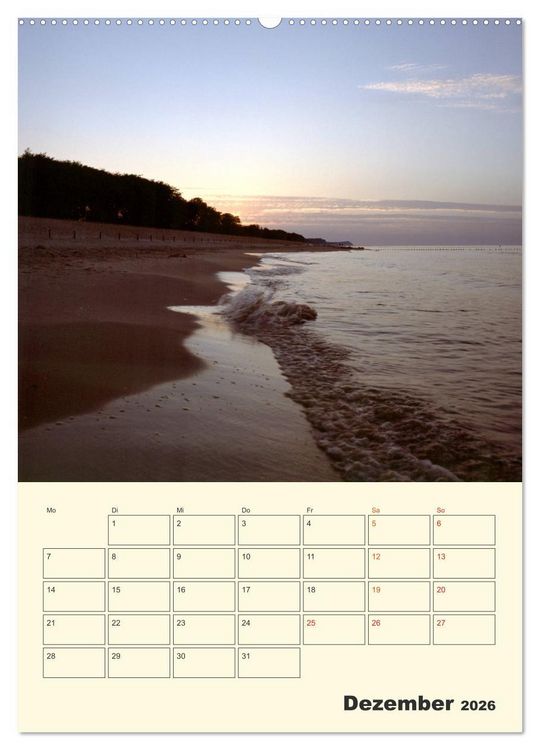 Produktbild: Usedom (hochwertiger Premium Wandkalender 2026 DIN A2 hoch), Kunstdruck in Hochglanz