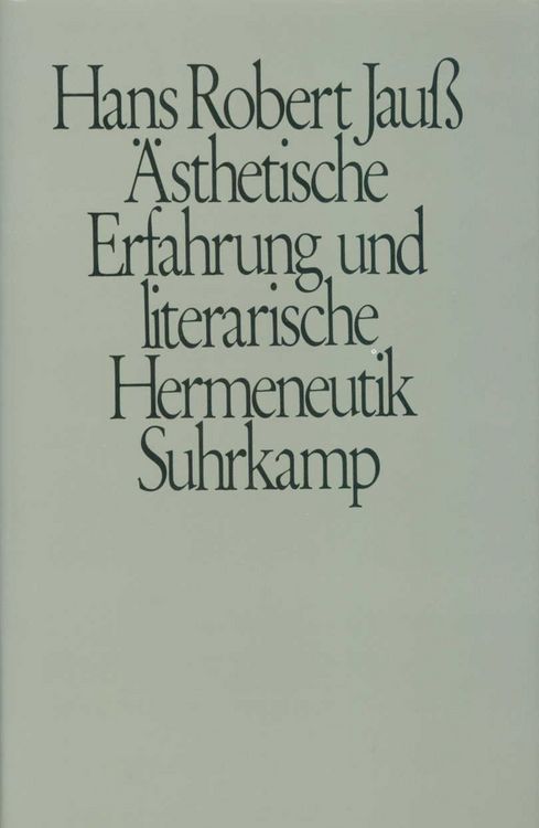 Produktbild: &Auml;sthetische Erfahrung und literarische Hermeneutik