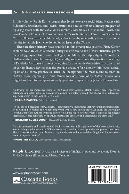 Produktbild: Reading Revelation After Supersessionism