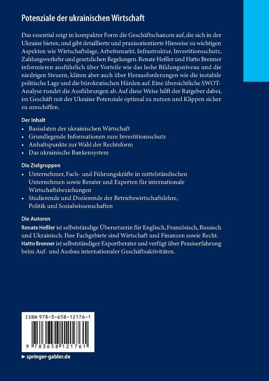 Produktbild: Potenziale der ukrainischen Wirtschaft