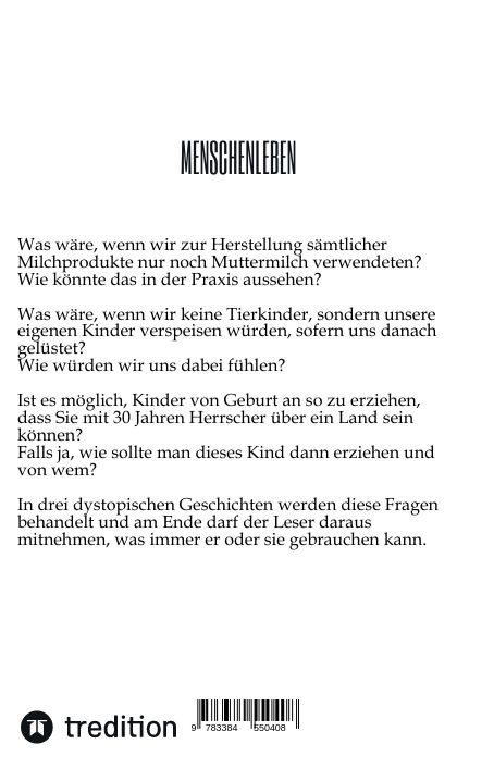 Produktbild: Menschenleben
