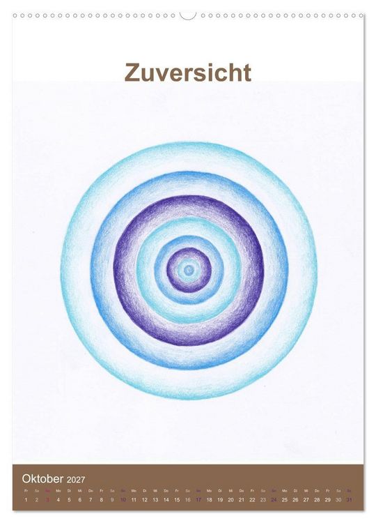Produktbild: Delfinheilsymbole (hochwertiger Premium Wandkalender 2027 DIN A2 hoch), Kunstdruck in Hochglanz