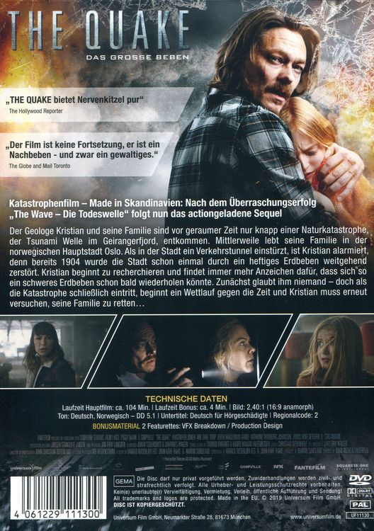 Produktbild: The Quake - Das gro&szlig;e Beben