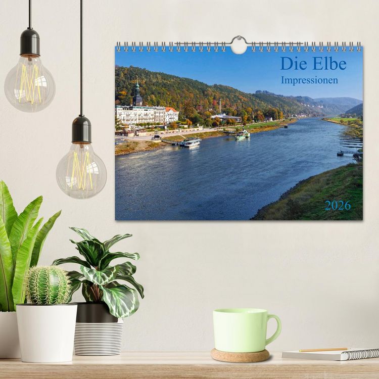 Produktbild: Die Elbe Impressionen (Wandkalender 2026 DIN A4 quer), CALVENDO Monatskalender