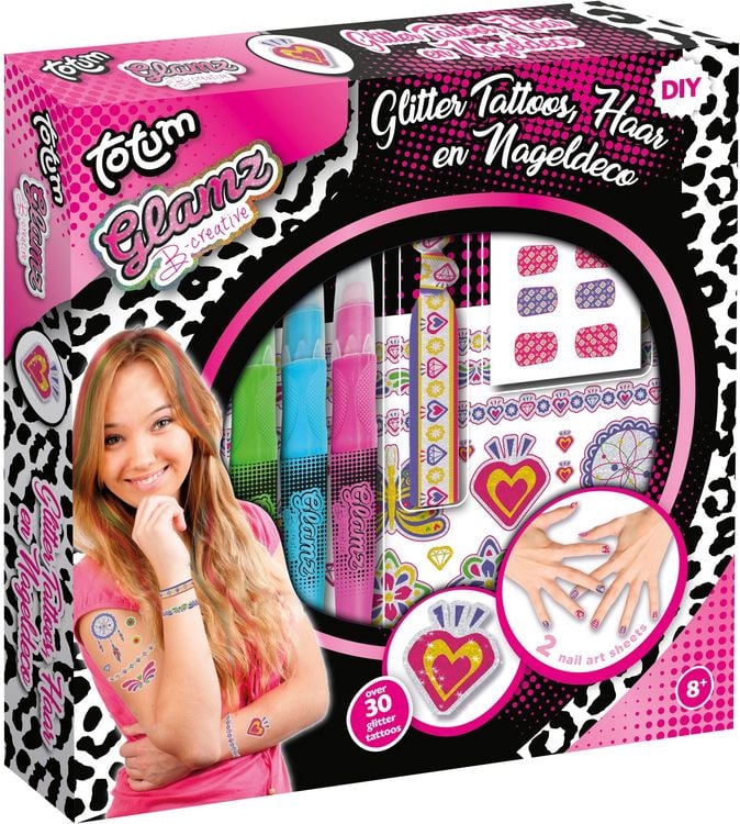 Produktbild: Totum - Glamz Tattoo-, Haar- u. Nagelset