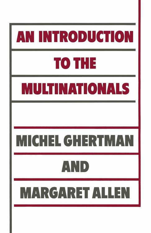 Produktbild: An Introduction to the Multinationals