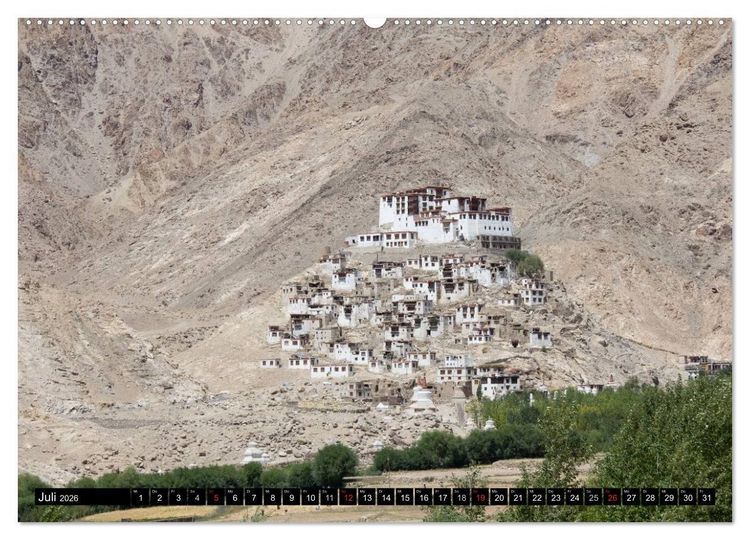 Produktbild: Buddhistisches Klein-Tibet (hochwertiger Premium Wandkalender 2026 DIN A2 quer), Kunstdruck in Hochglanz