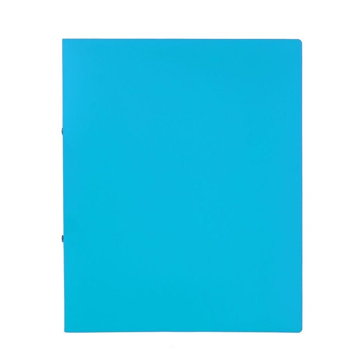 Produktbild: Idena Ringbuch aus Kunststoff 2 Ringe hellblau DIN A4 R&uuml;ckenbreite 2cm