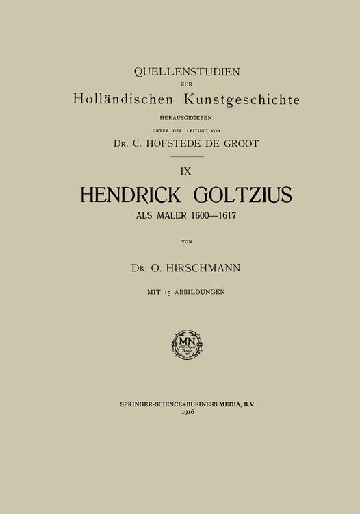 Produktbild: Hendrick Goltzius als Maler, 1600&ndash;1617