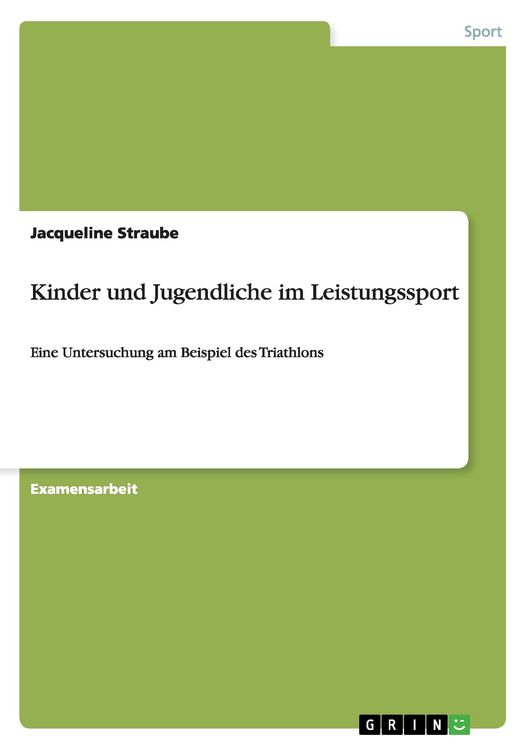 Produktbild: Kinder und Jugendliche im Leistungssport