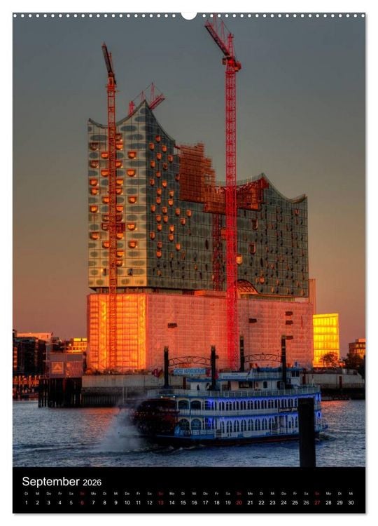 Produktbild: Hamburg im Hochformat (hochwertiger Premium Wandkalender 2026 DIN A2 hoch), Kunstdruck in Hochglanz