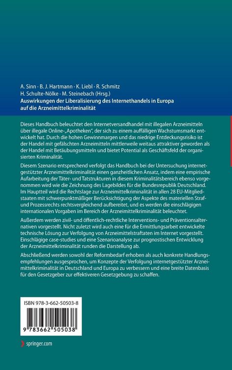 Produktbild: Auswirkungen der Liberalisierung des Internethandels in Europa auf die Arzneimittelkriminalit&auml;t