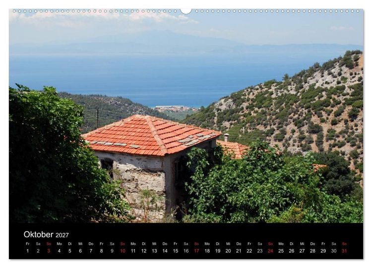 Produktbild: Griechenland - Insel Thassos (hochwertiger Premium Wandkalender 2027 DIN A2 quer), Kunstdruck in Hochglanz