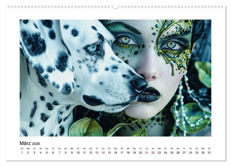 Produktbild: Dalmatinergirls (Wandkalender 2026 DIN A2 quer), CALVENDO Monatskalender