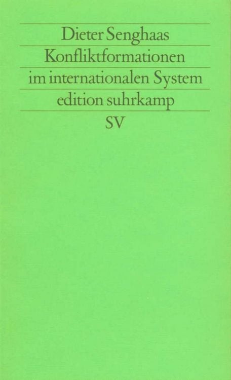 Produktbild: Konfliktformationen im internationalen System
