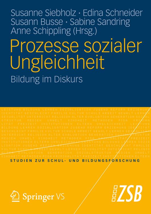Produktbild: Prozesse sozialer Ungleichheit
