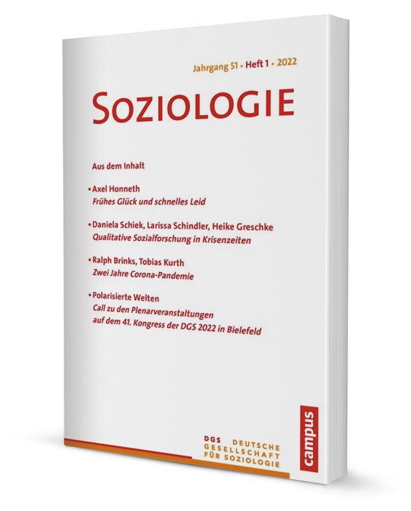 Produktbild: Soziologie 1/2022