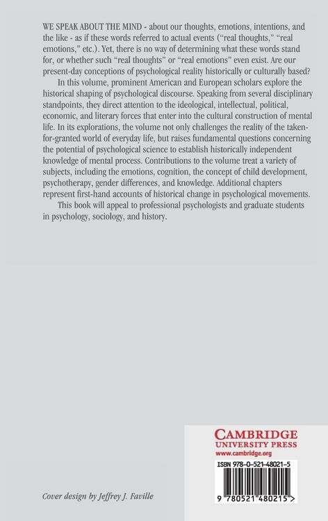 Produktbild: Historical Dimensions of Psychological Discourse