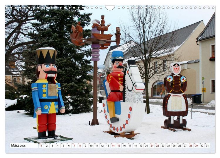 Produktbild: Wunderbares Erzgebirge (Wandkalender 2026 DIN A3 quer), CALVENDO Monatskalender