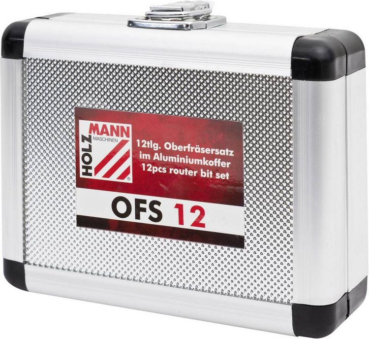 Produktbild: Holzmann Maschinen OFS12 Fr&auml;sset Schaftdurchmesser 8mm 12teilig