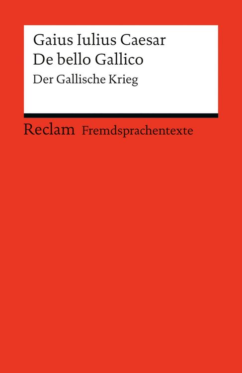 Produktbild: De bello Gallico