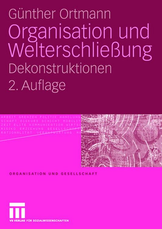 Produktbild: Organisation und Welterschlie&szlig;ung