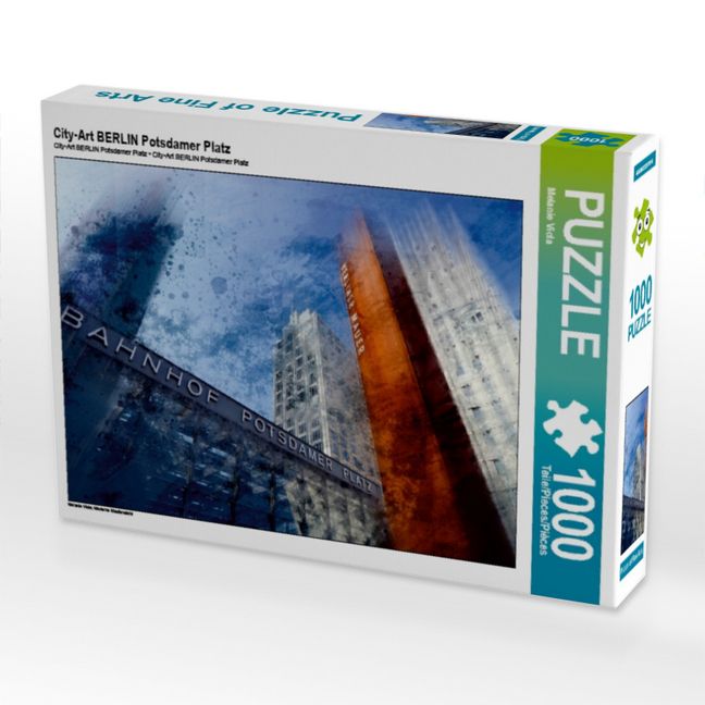 Produktbild: CALVENDO Puzzle City-Art BERLIN Potsdamer Platz | 1000 Teile Lege-Gr&ouml;&szlig;e 64x48cm Foto-Puzzle f&uuml;r gl&uuml;ckliche Stunden