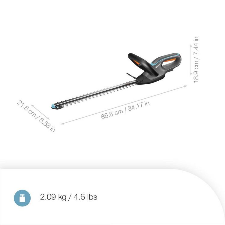 Produktbild: GARDENA Akku-Heckenschere EasyCut 45/18V P4A solo Akku Akku-Heckenschere Li-Ion 450mm