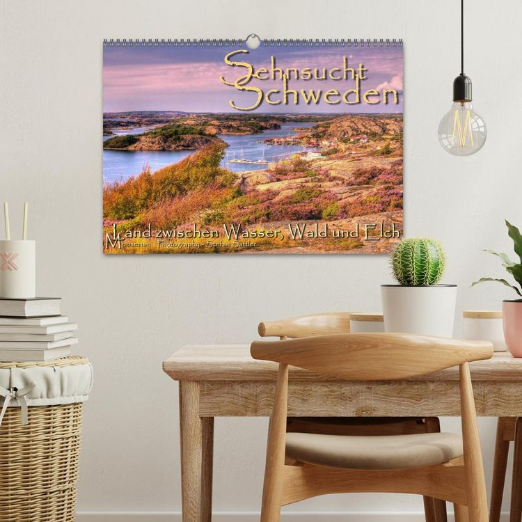 Produktbild: Sehnsucht Schweden - Sverige (Wandkalender 2026 DIN A3 quer), CALVENDO Monatskalender