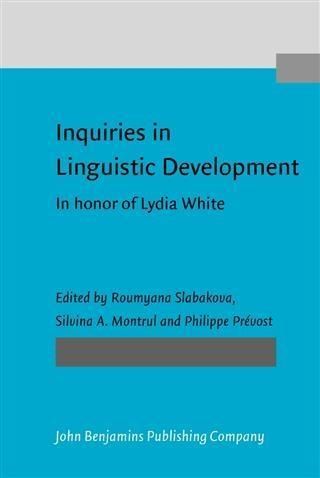 Produktbild: Inquiries in Linguistic Development