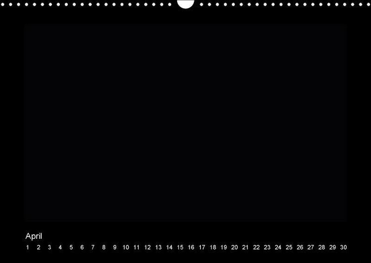Produktbild: K. A., K: Geburtstags - Bastelkalender - Schwarz (Wandkalen
