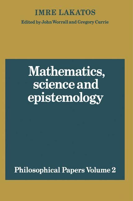 Produktbild: Mathematics, Science and Epistemology
