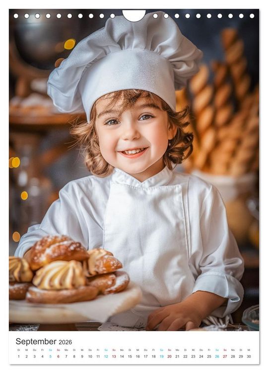 Produktbild: Backen mit Kids (Wandkalender 2026 DIN A4 hoch), CALVENDO Monatskalender