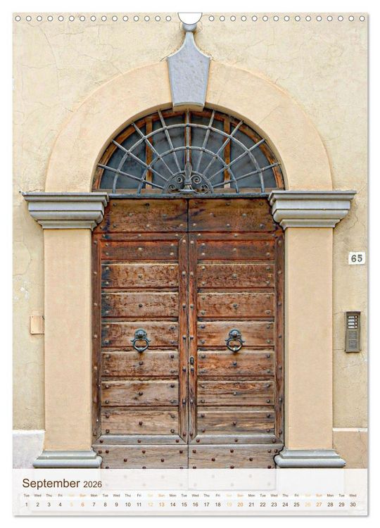 Produktbild: Umbrian Doorways (Wall Calendar 2026 DIN A3 portrait), CALVENDO 12 Month Wall Calendar
